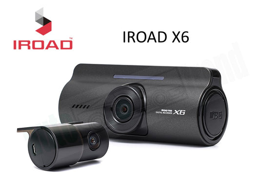 IROAD X6 FHD 2CH Front & Back Dashcam Car Camera