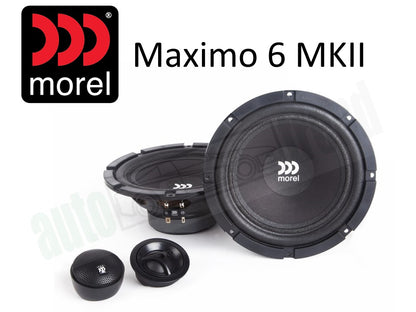 Morel Maximo 6 MKII 6.5" 2 Way Component Car Speaker System