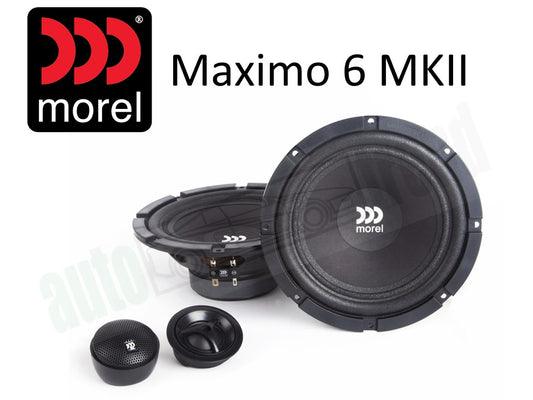 Morel Maximo 6 MKII 6.5" 2 Way Component Car Speaker System