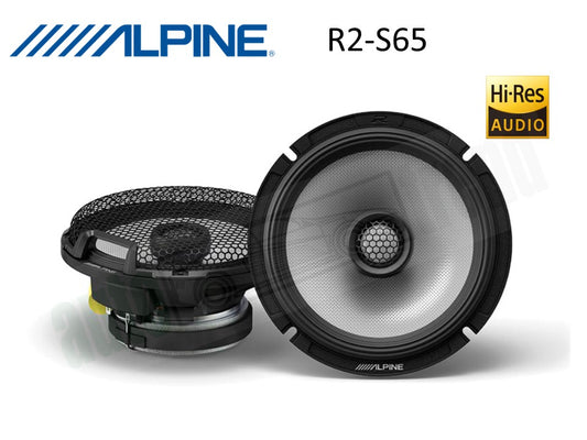 Alpine R2-S65 6.5" 2 Way Coaxial Car Speakers