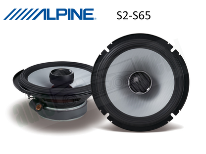 Alpine S2-S65 6.5" Coaxial 2 Way - Car Speaker