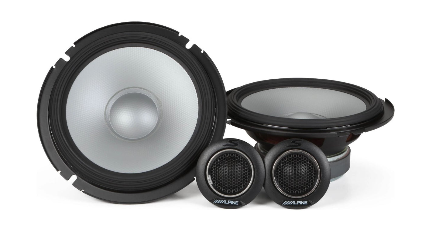 Alpine S2-S65C 6.5" COMPONENT 2 - WAY CAR SPEAKER