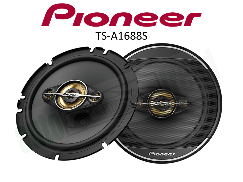 Pioneer TS-A1688S 6.5" 4-Way Car Speakers